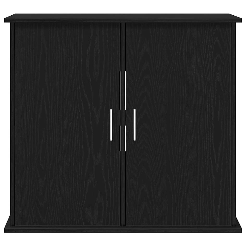 Suporte para aquário carvalho preto 81x36x73 cm madeira projetada