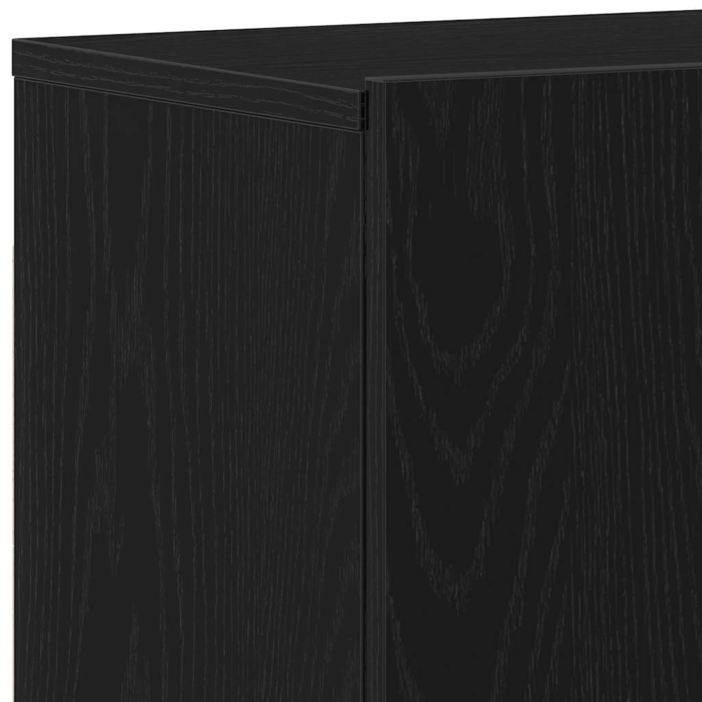 Móvel de TV carvalho preto 80x30x41 cm madeira projetada