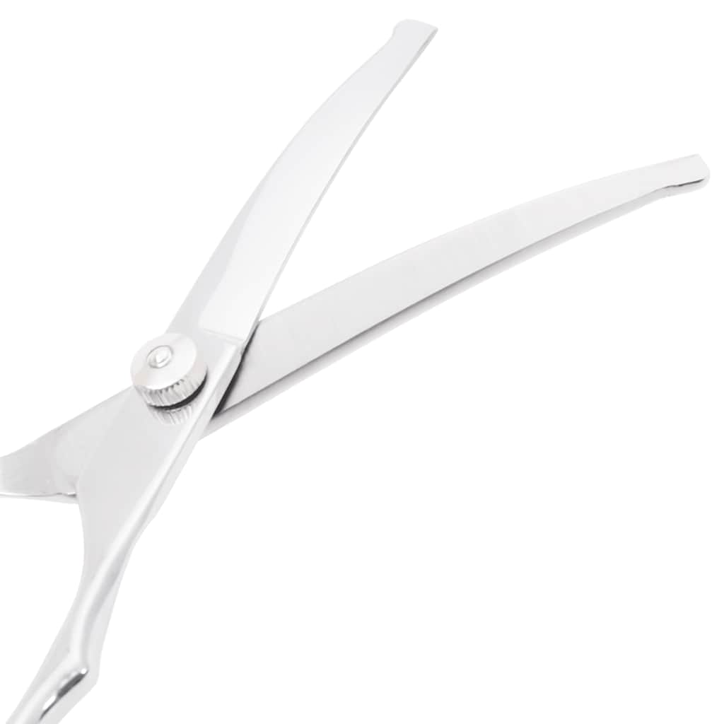 7 pcs conjunto de tesouras de tosquia para cães aço inoxidável