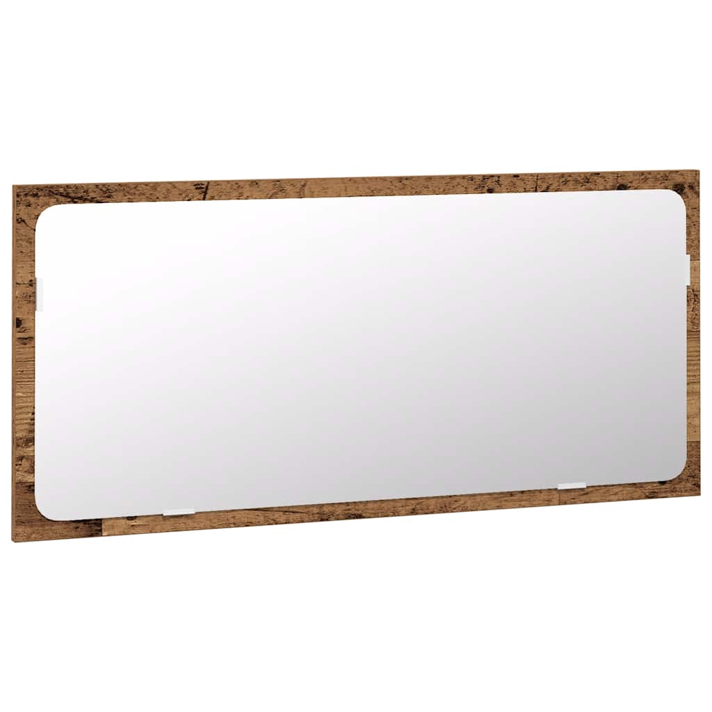 3 pcs conj. móveis casa banho derivados madeira madeira velha