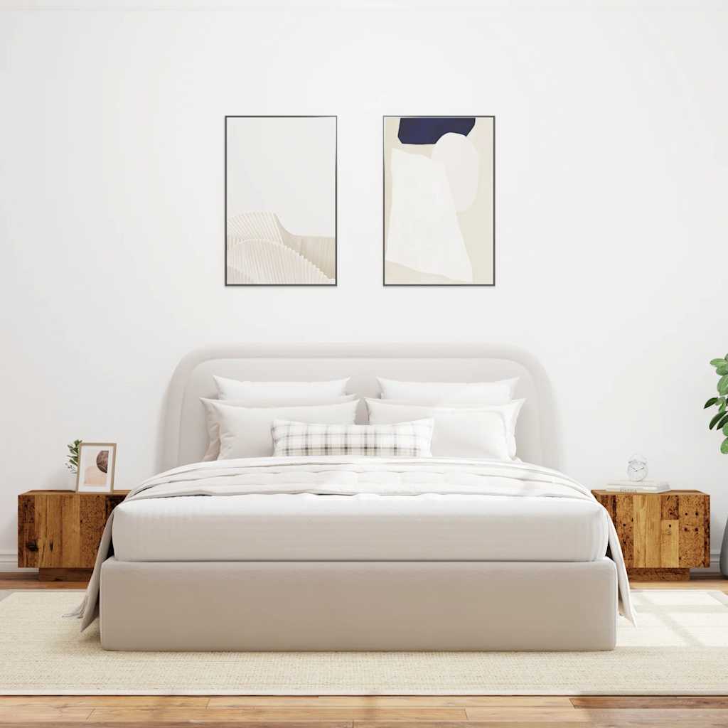 Mesa cabeceira 100x35x40 cm derivados de madeira madeira velha