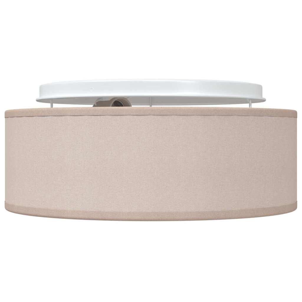 Lâmpada de teto Cinzento-acastanhado 30 x 13.5 cm tecido