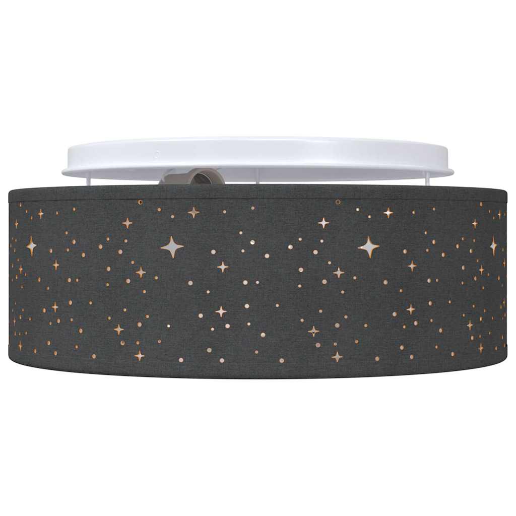 Lâmpada de teto Preto 30 x 13.5 cm tecido
