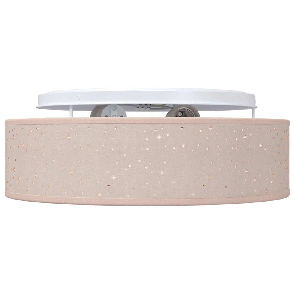 Lâmpada de teto Cinzento-acastanhado 38 x 13.5 cm tecido