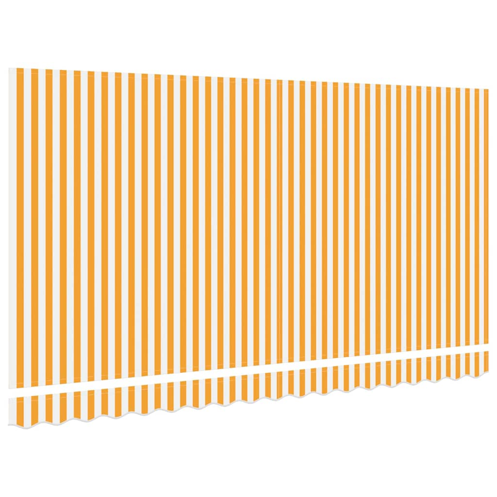 Tecido de substituição para toldo Amarelo e branco 400 x 200 cm