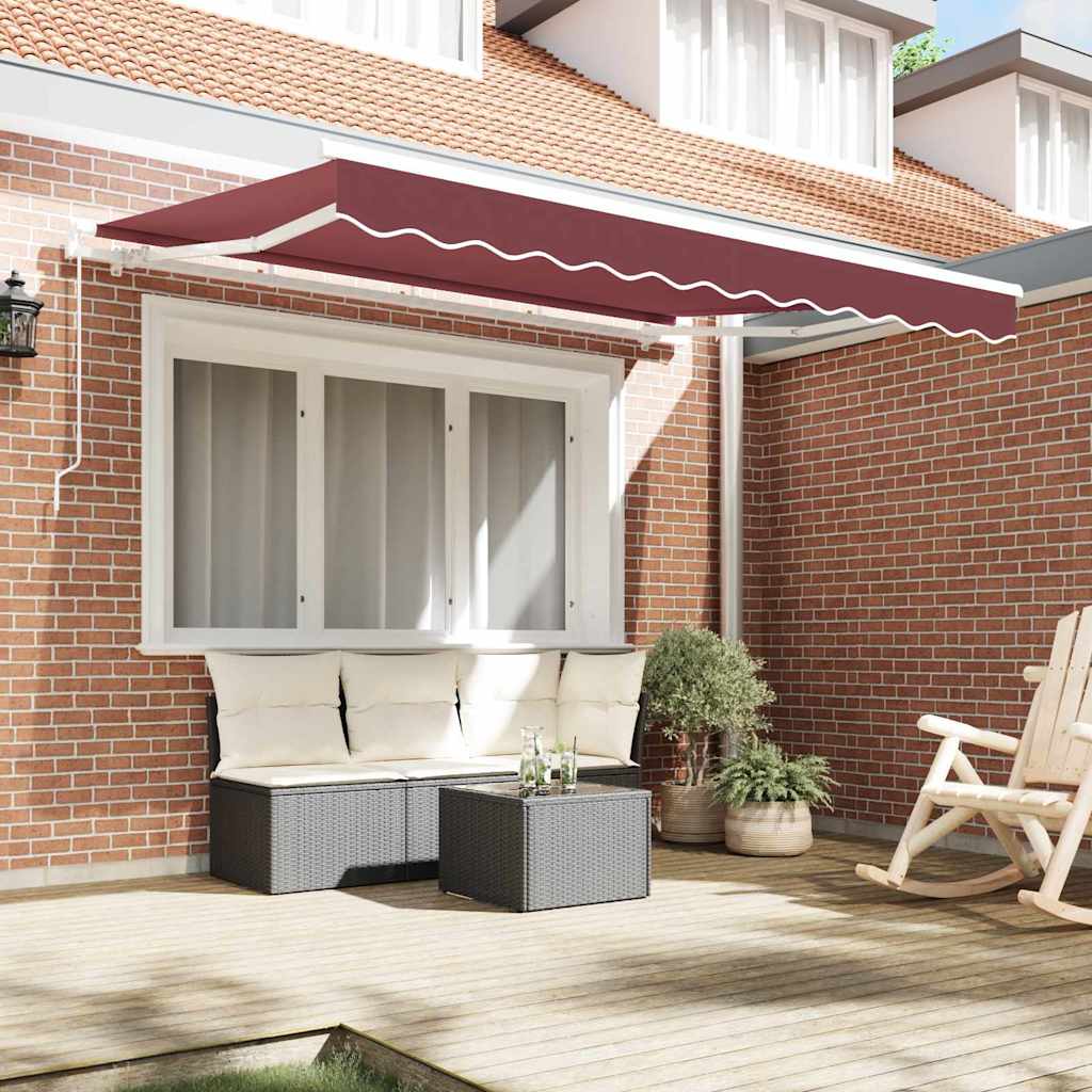 Tecido de substituição para toldo Borgonha 350 x 200 cm lona