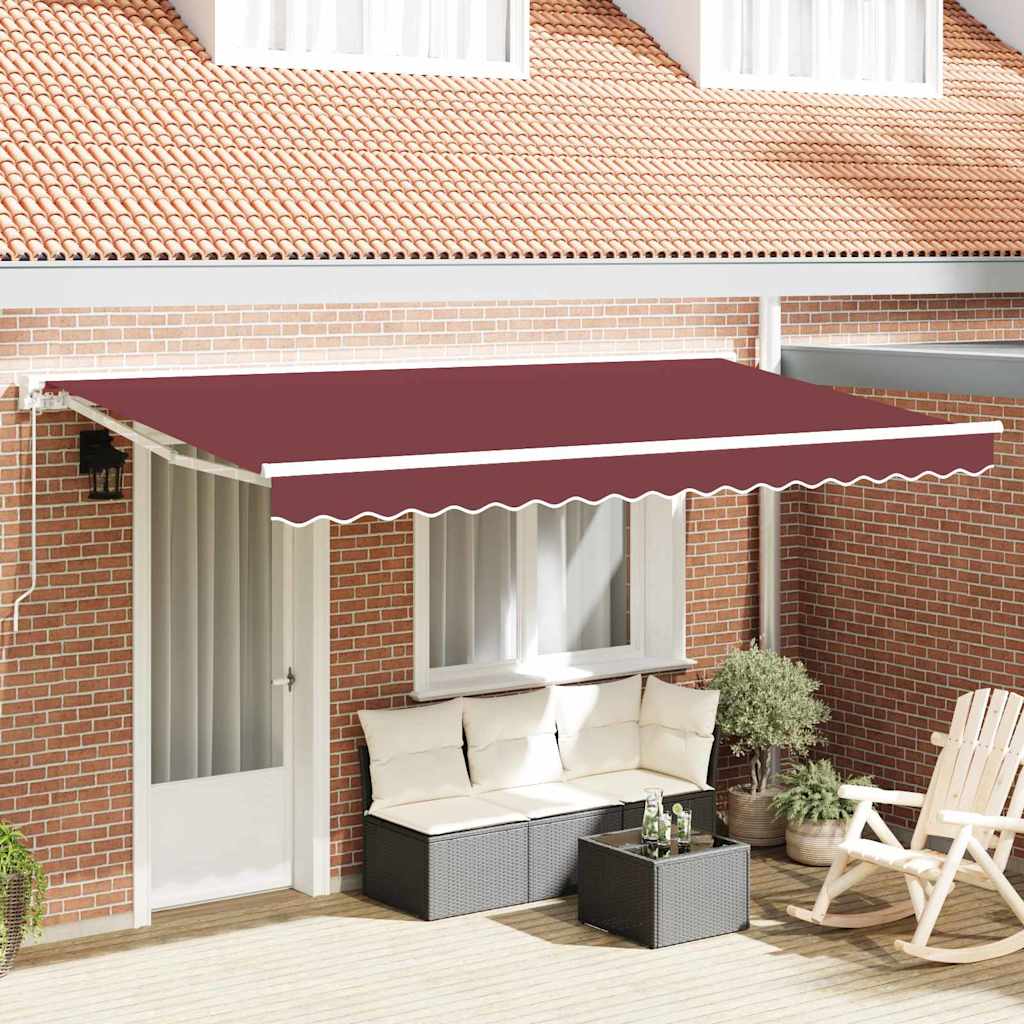 Tecido de substituição para toldo Borgonha 400 x 200 cm lona