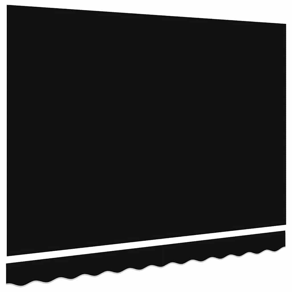 Tecido de substituição para toldo Preto 350 x 250 cm lona