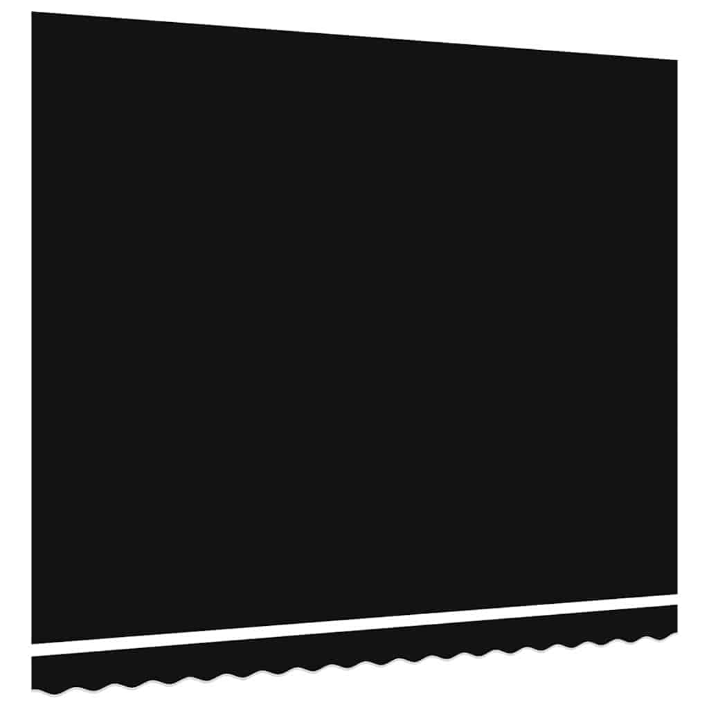 Tecido de substituição para toldo Preto 400 × 300 cm lona