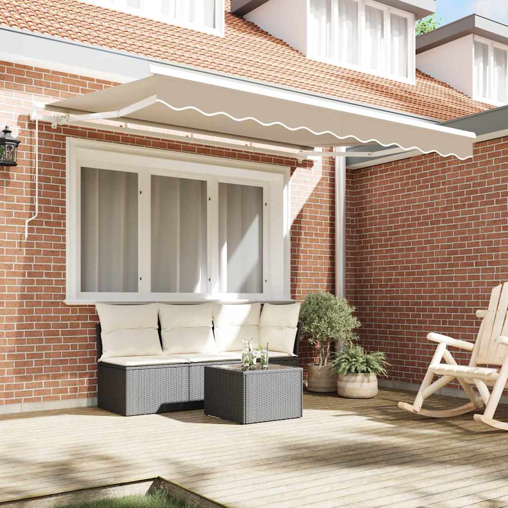 Tecido de substituição para toldo Bege 300 x 250 cm lona