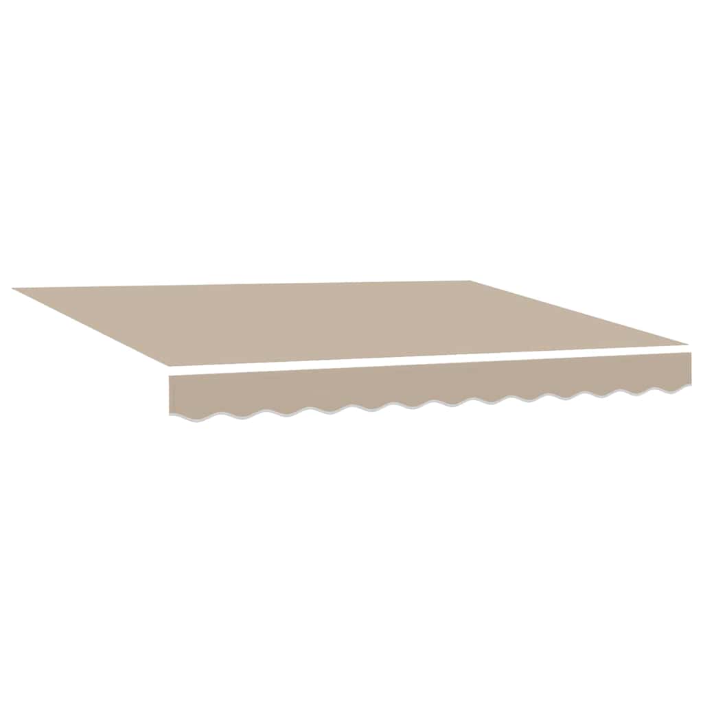 Tecido de substituição para toldo Bege 300 x 250 cm lona