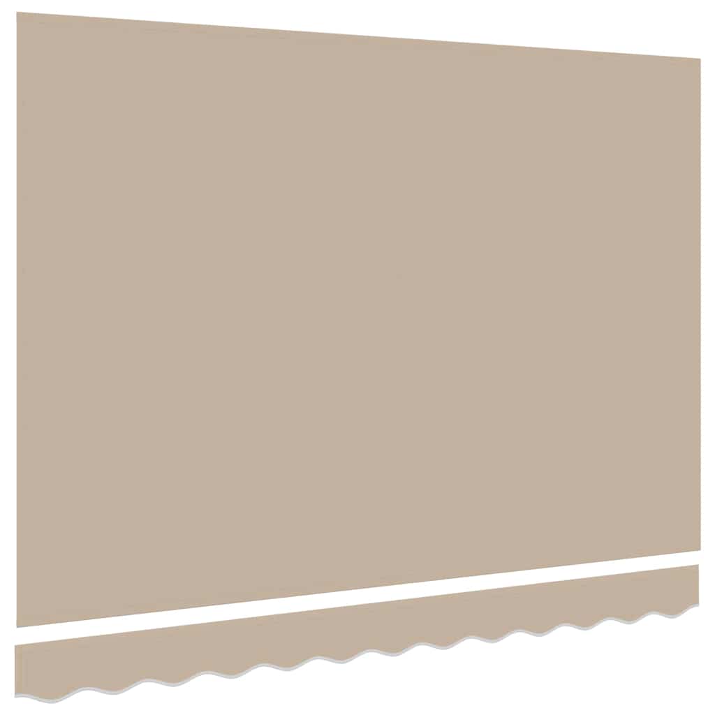 Tecido de substituição para toldo Bege 350 x 250 cm lona