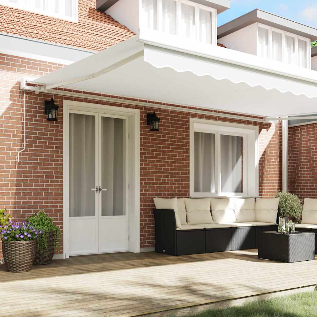 Tecido de substituição para toldo Branco 500 × 300 cm lona