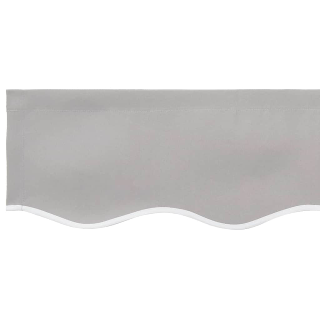 Tecido de substituição para toldo Cinzento-claro 350 x 250 cm