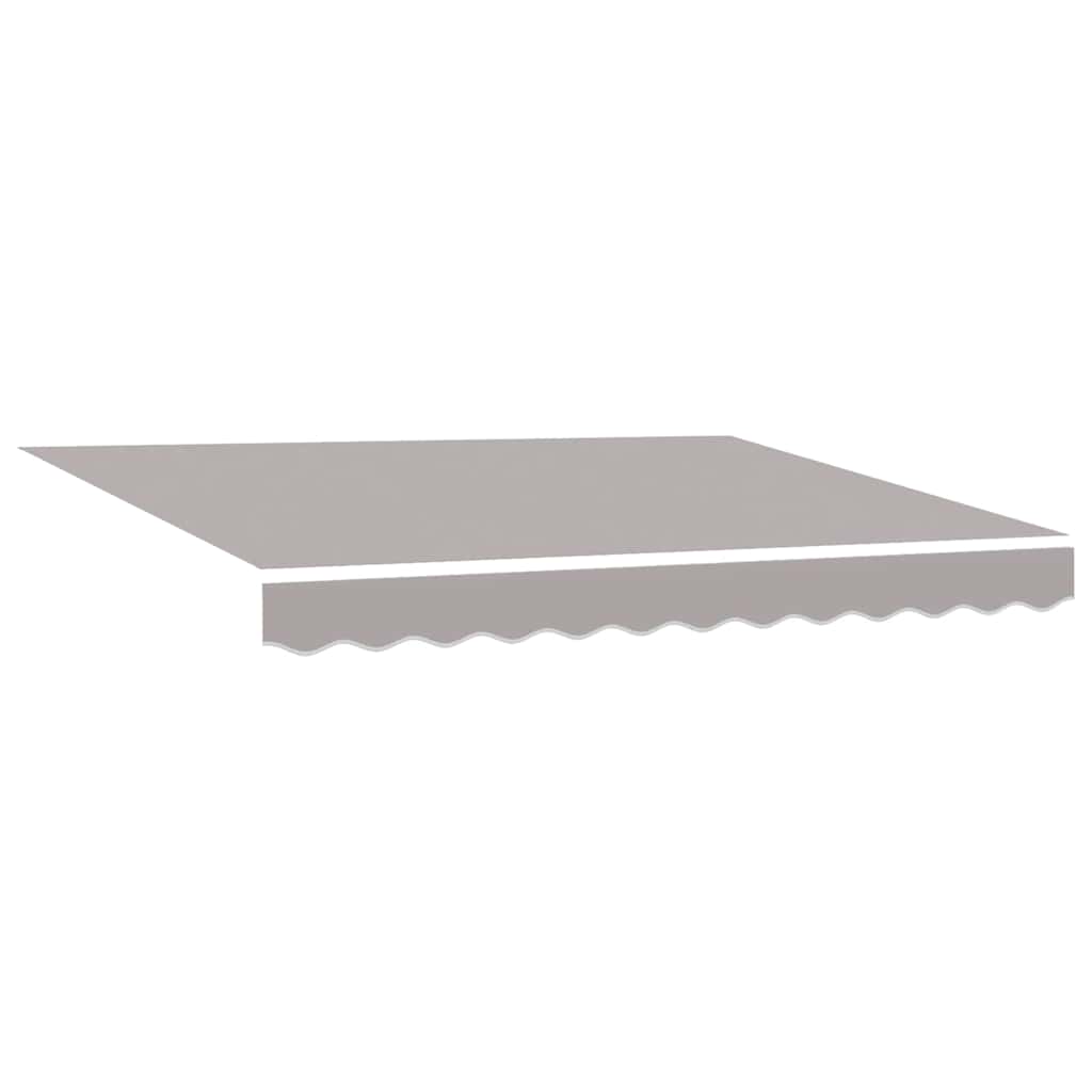 Tecido de substituição para toldo Cinzento-claro 350 x 250 cm