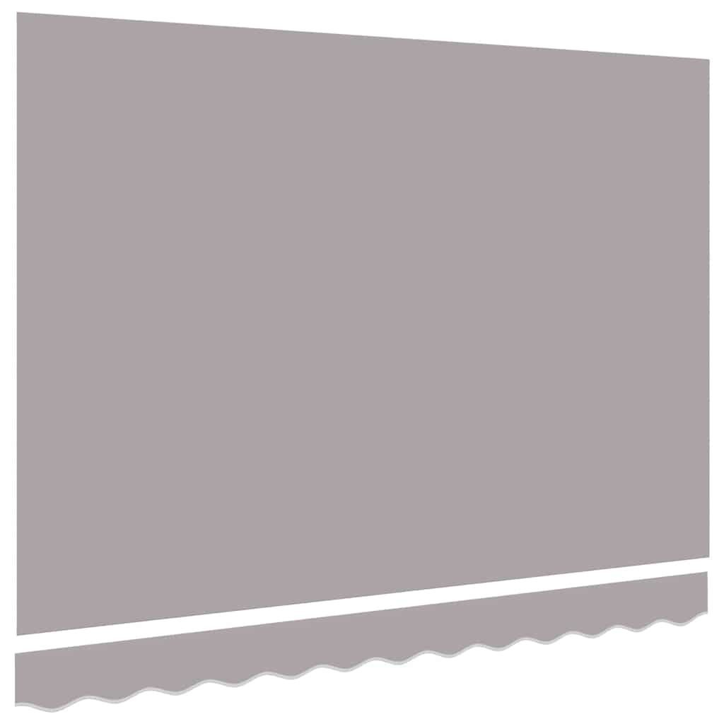 Tecido de substituição para toldo Cinzento-claro 350 x 250 cm