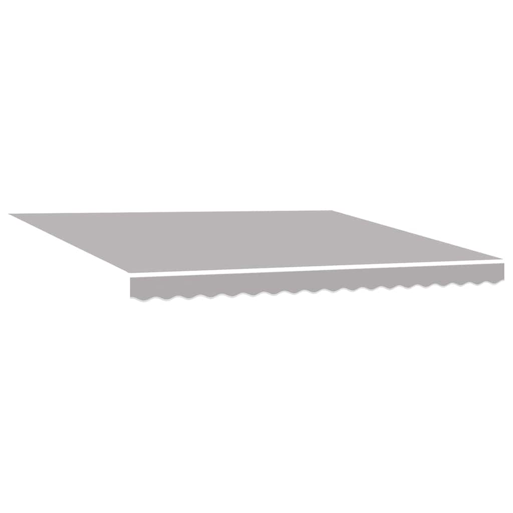 Tecido de substituição para toldo Cinzento-claro 400 × 300 cm