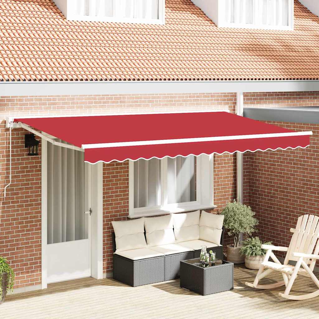 Tecido de substituição para toldo Vermelho 400 x 200 cm lona