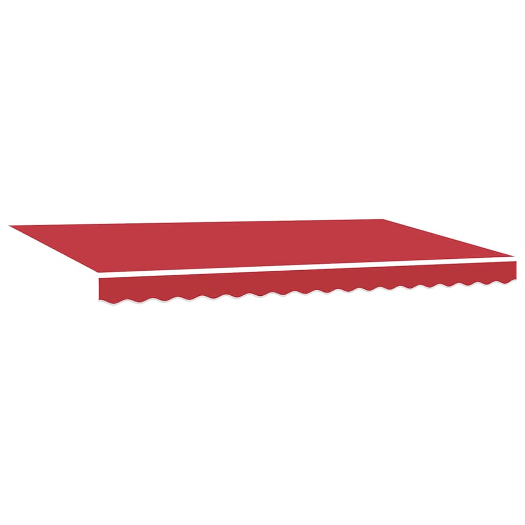 Tecido de substituição para toldo Vermelho 400 x 200 cm lona