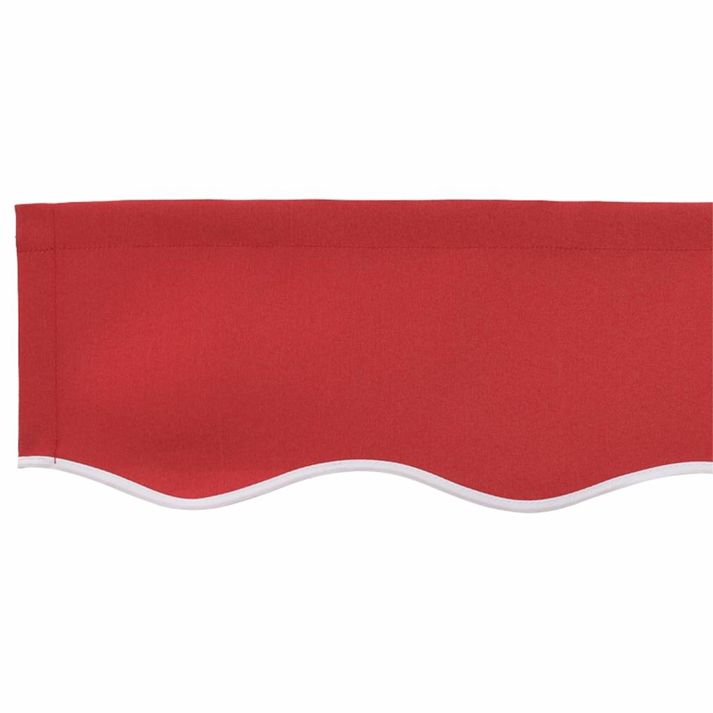 Tecido de substituição para toldo Vermelho 300 x 250 cm lona