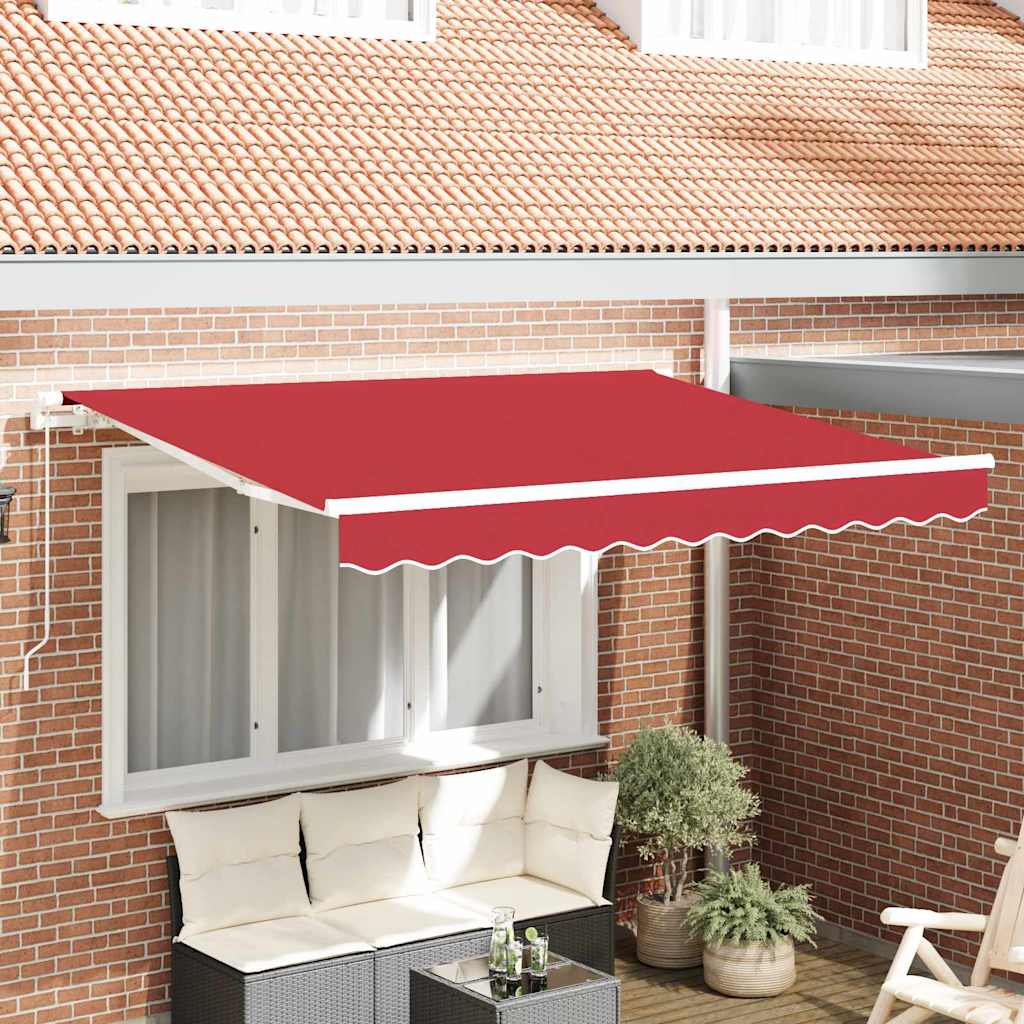 Tecido de substituição para toldo Vermelho 300 x 250 cm lona