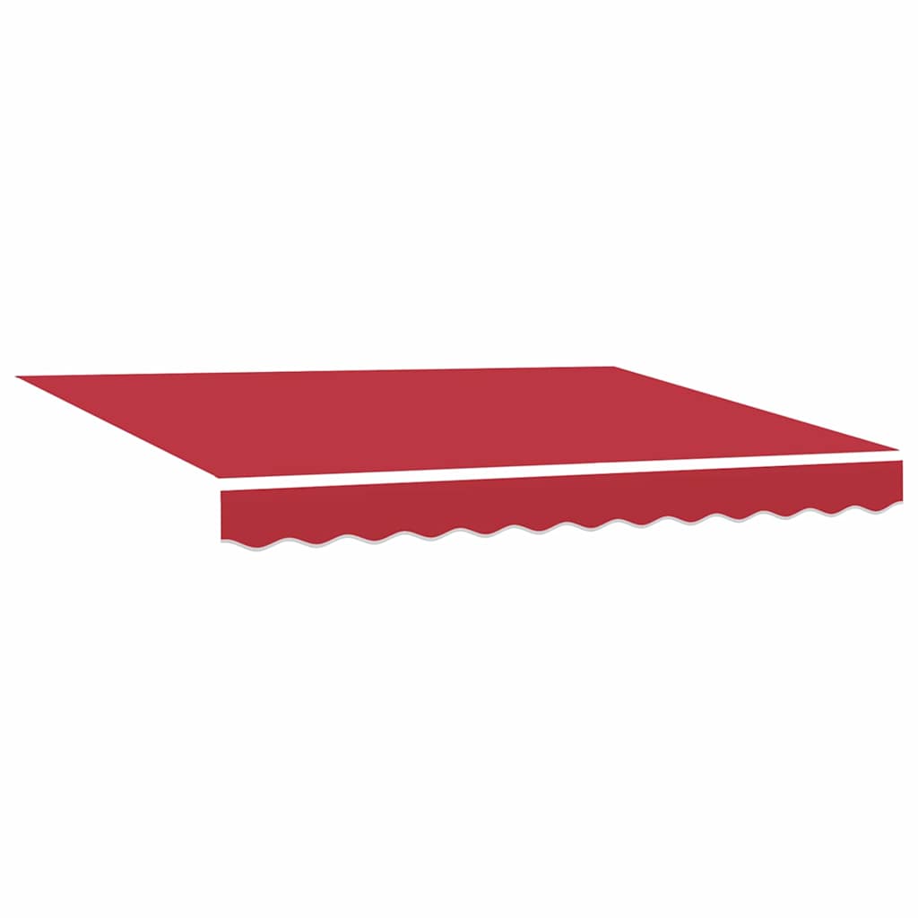 Tecido de substituição para toldo Vermelho 300 x 250 cm lona