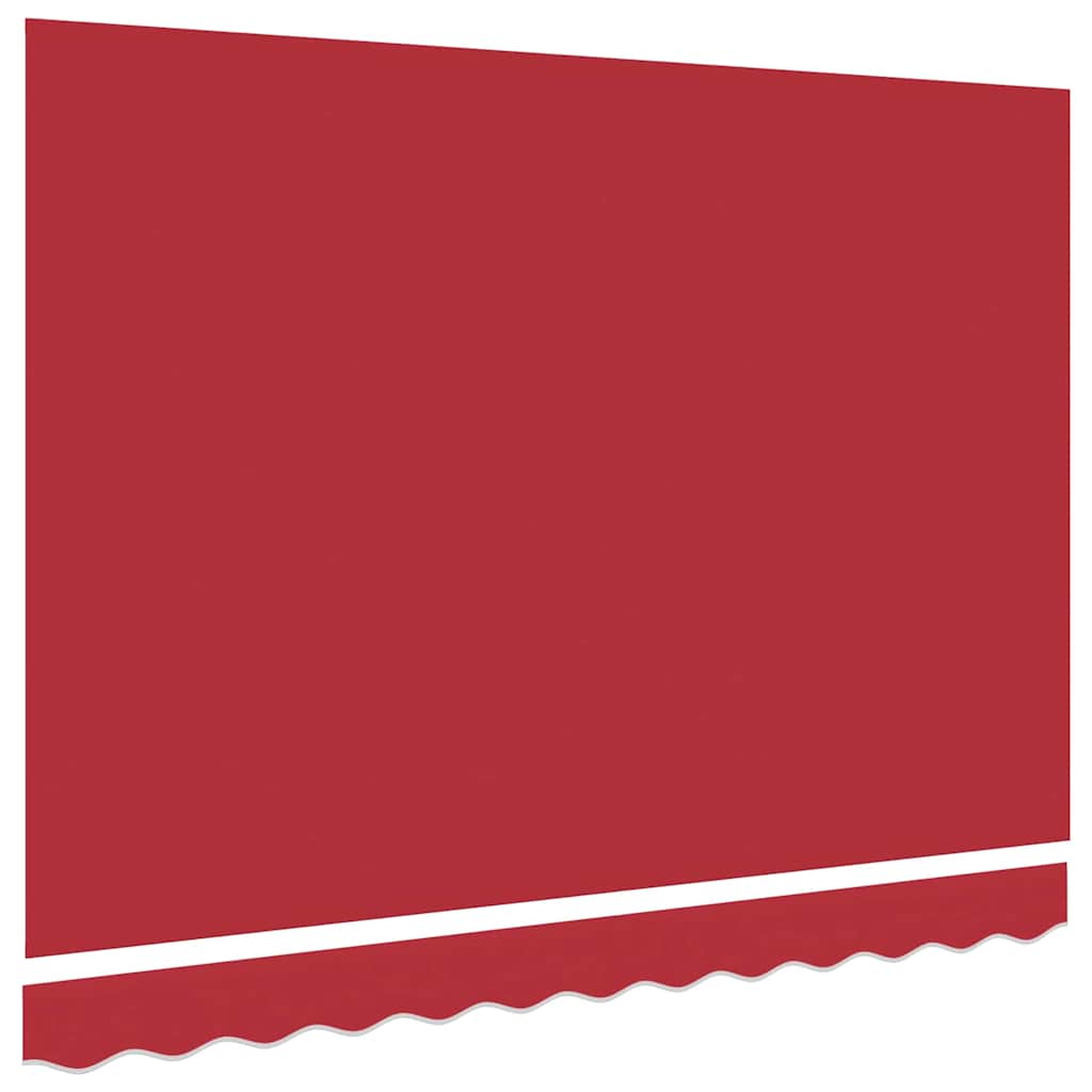 Tecido de substituição para toldo Vermelho 300 x 250 cm lona
