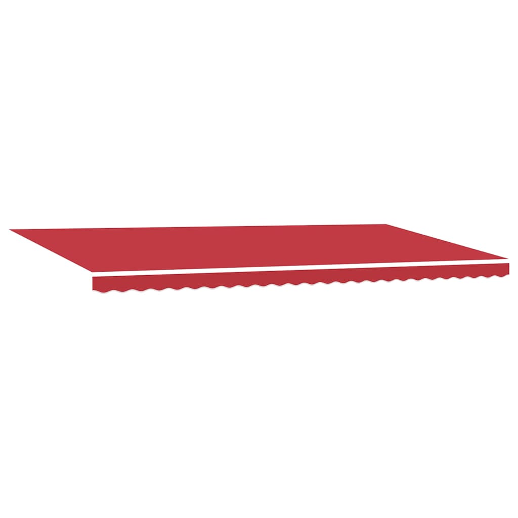 Tecido de substituição para toldo Vermelho 600 × 350 cm lona