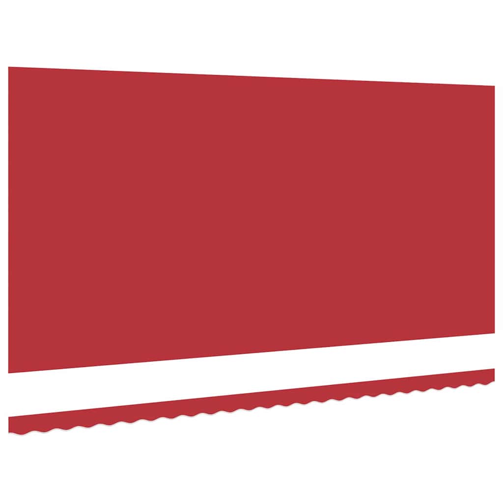 Tecido de substituição para toldo Vermelho 600 × 350 cm lona