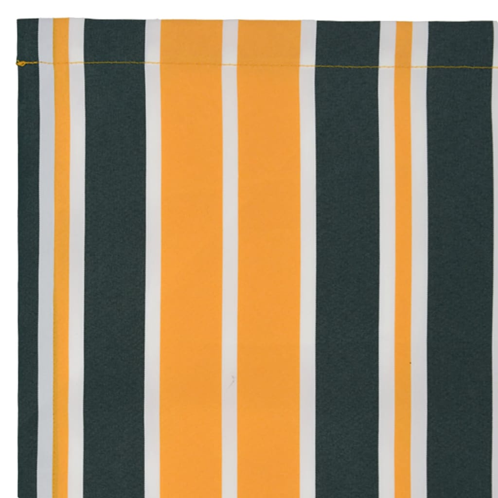 Tecido de substituição para toldo Verde e amarelo 350 x 250 cm
