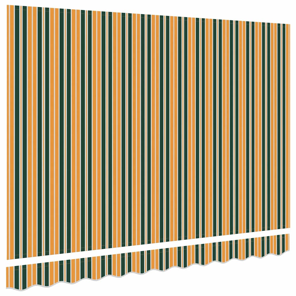 Tecido de substituição para toldo Verde e amarelo 350 x 250 cm