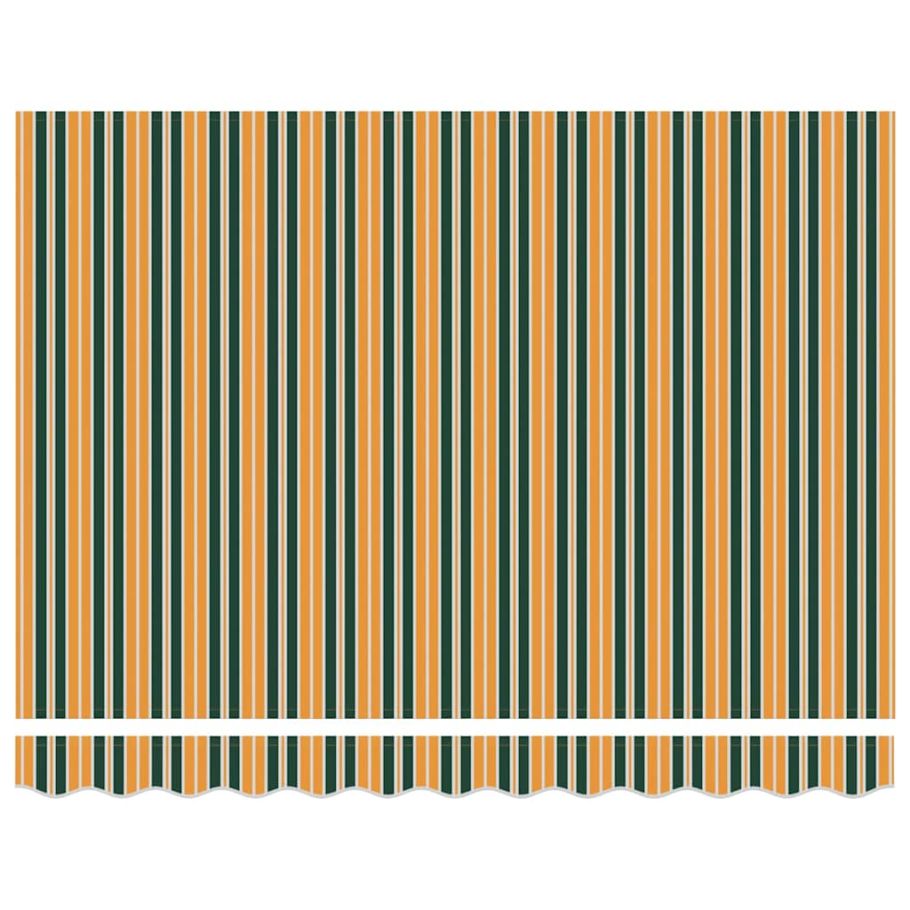 Tecido de substituição para toldo Verde e amarelo 350 x 250 cm
