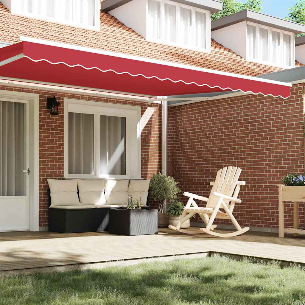 Valência de Toldos Vermelho 4,3 x 0,2 m lona