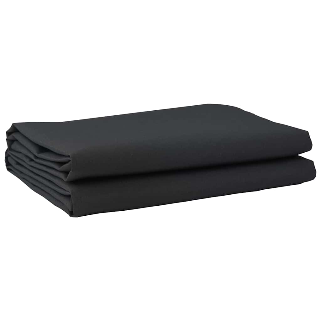 Tecido de substituição para toldo Preto 10 x 1.6 m tecido