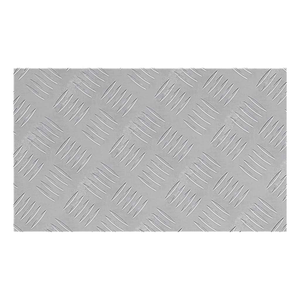 Placas xadrez 4 pcs Prateado 50 x 30 cm Alumínio