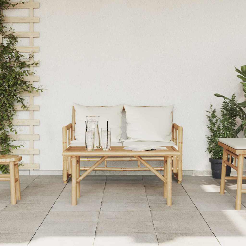 Mesa de centro Castanho 90 x 50 x 43 cm Bambu