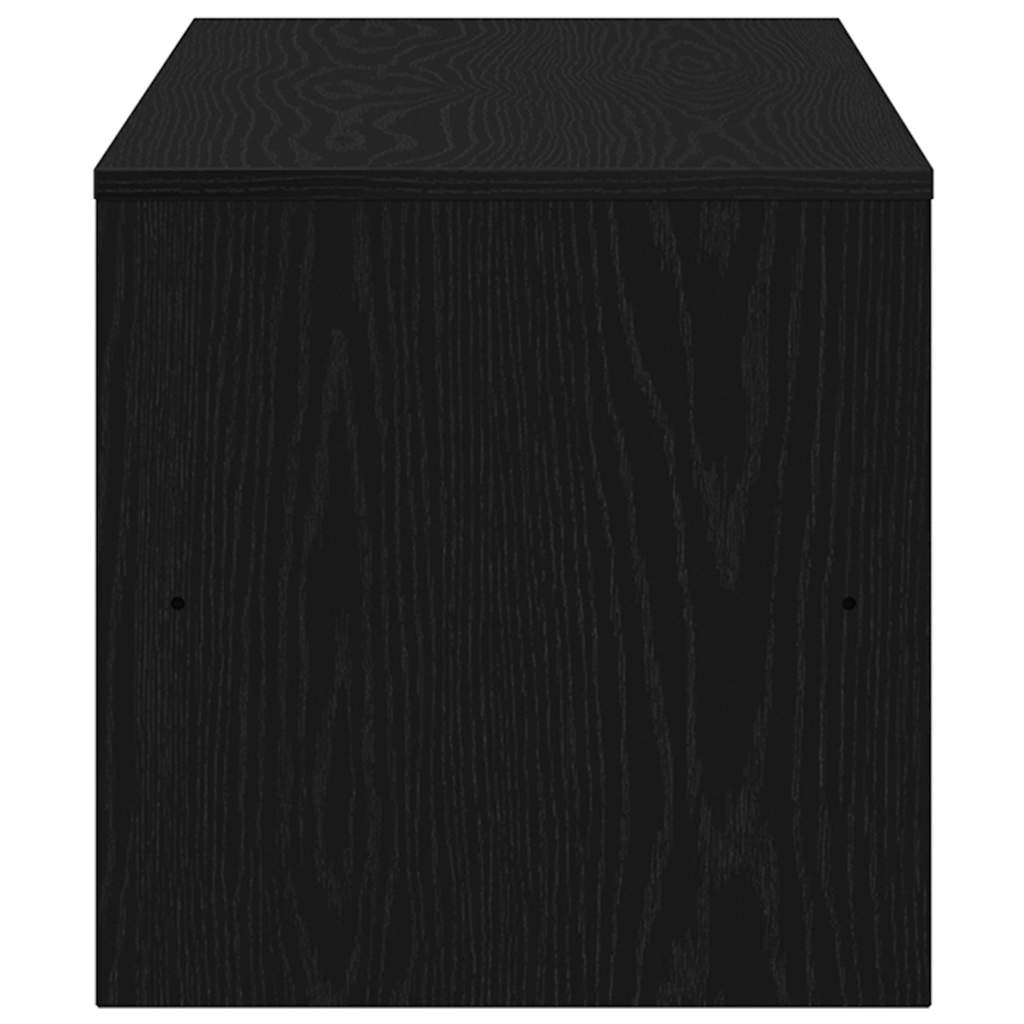 Móvel de TV 120x40x40 cm derivados de madeira carvalho preto
