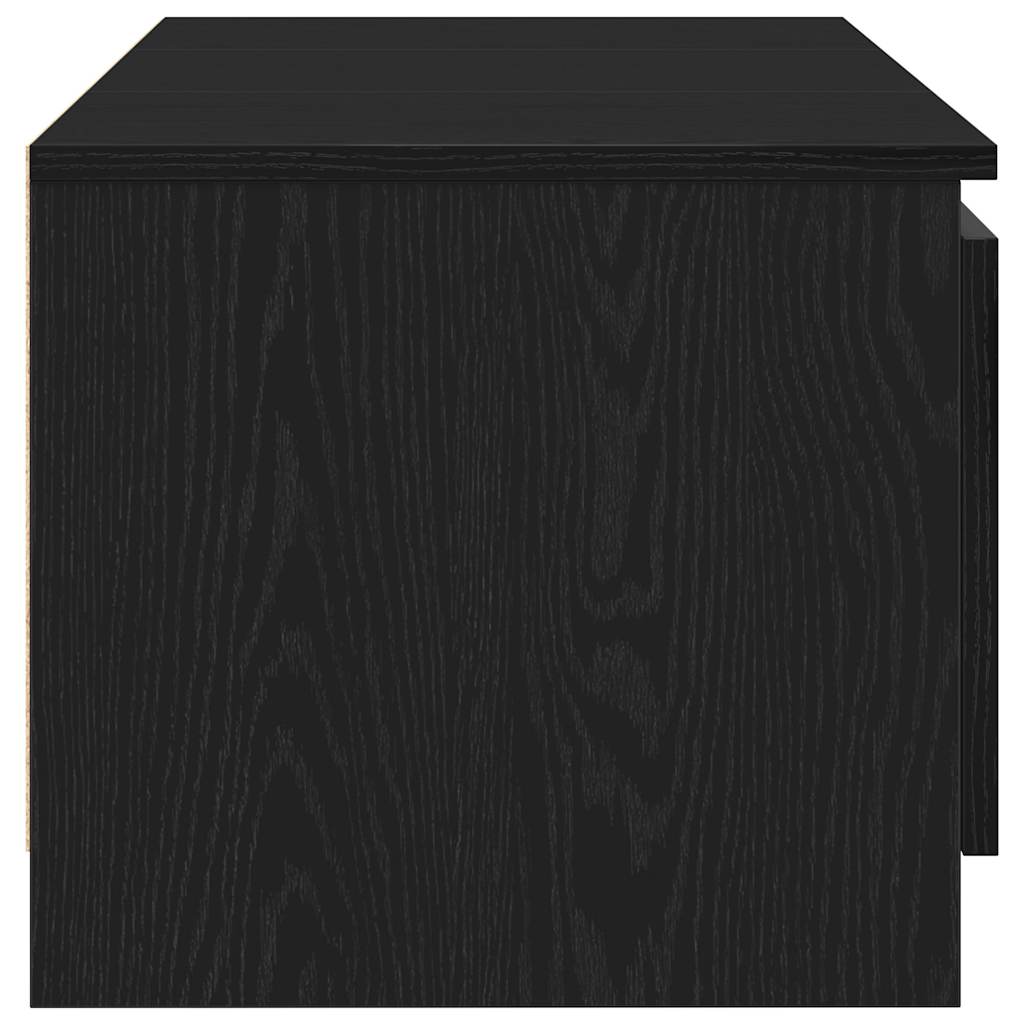 Móvel de TV 140x40x36 cm derivados de madeira carvalho preto