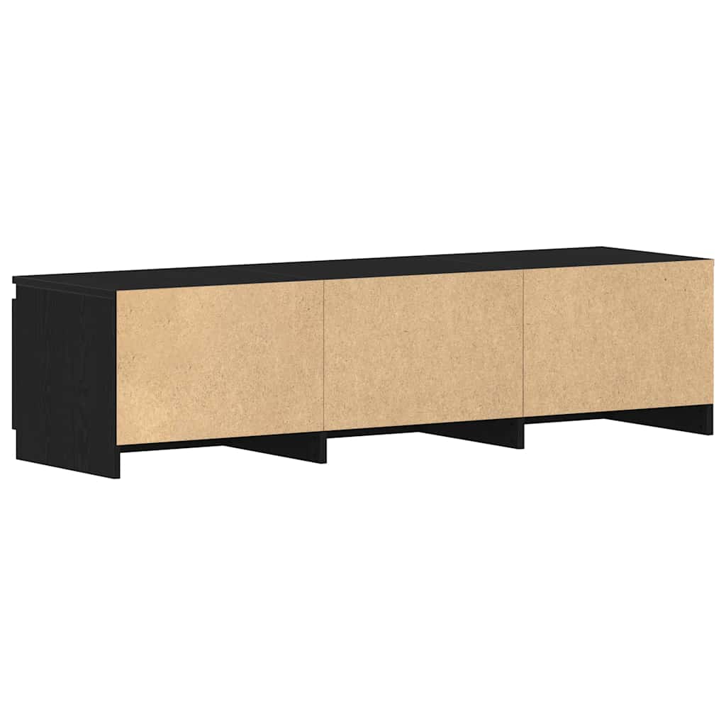 Móvel de TV 140x40x36 cm derivados de madeira carvalho preto
