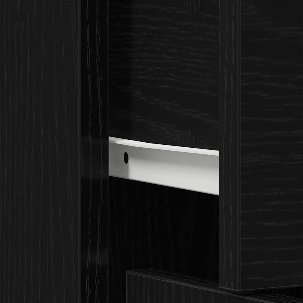 Buffet Carvalho Preto 60 x 30 x 75 cm Madeira processada