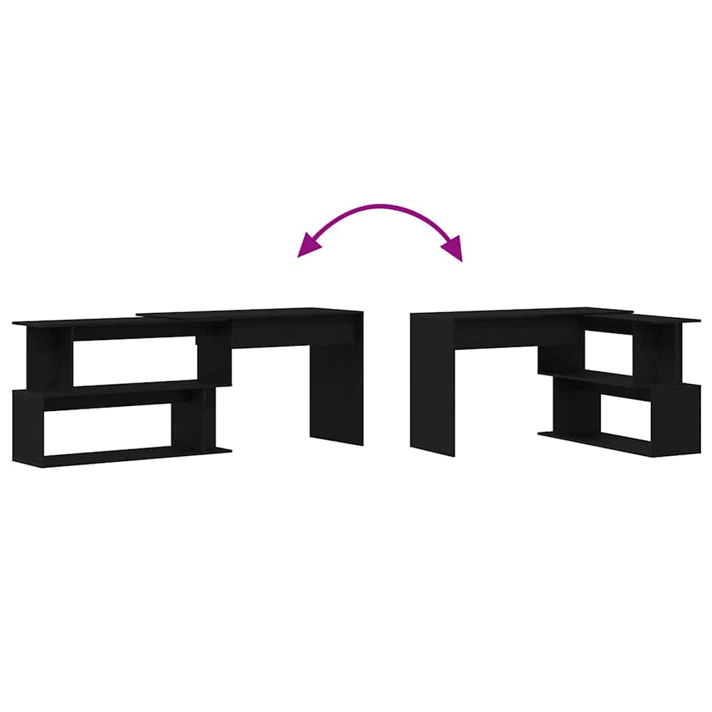 Mesa Carvalho preto 200 x 50 x 76 cm Madeira processada