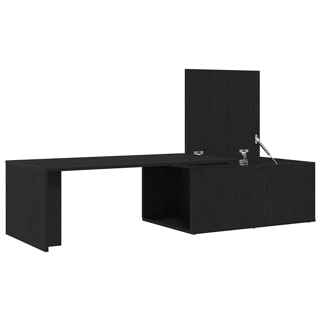 Mesa de centro Carvalho preto 150 x 50 x 35 cm
