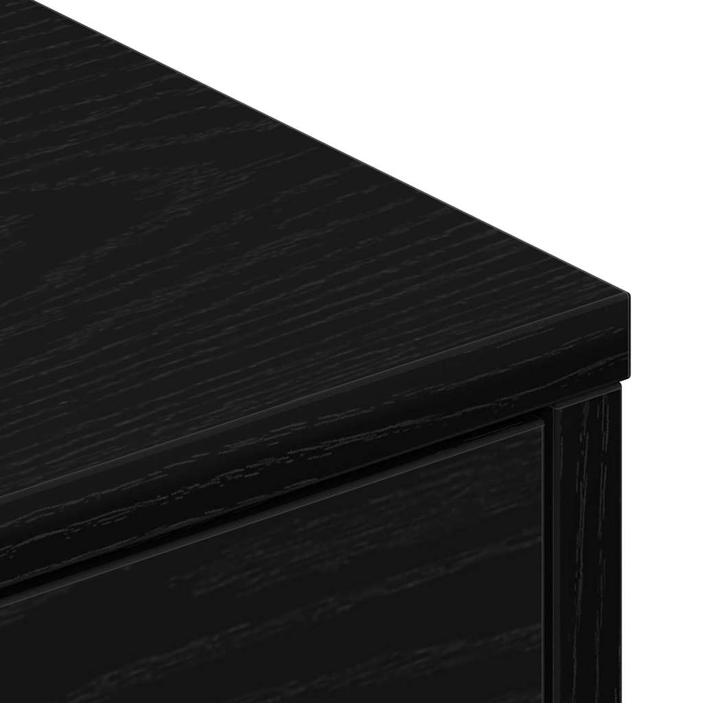 Gabinete para TV com gaveta Carvalho Preto 80 x 34 x 36 cm