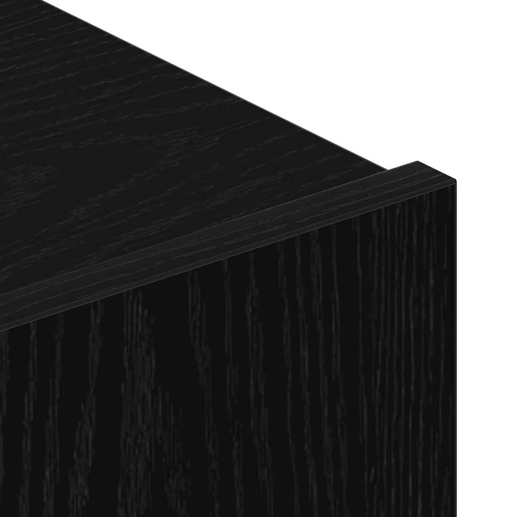 Racks de TV Carvalho preto 80 x 30 x 30 cm Madeira processada