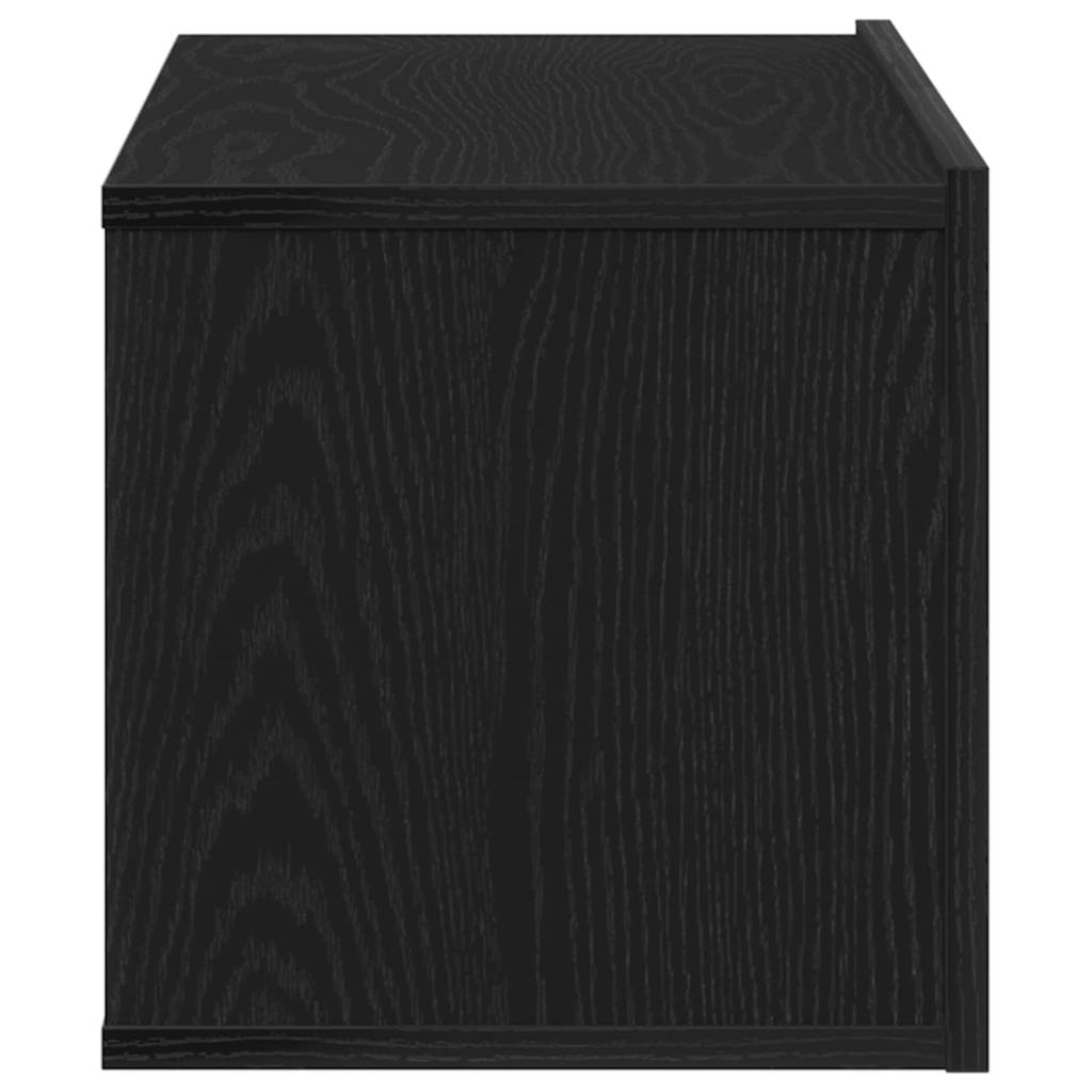 Racks de TV Carvalho preto 80 x 30 x 30 cm Madeira processada