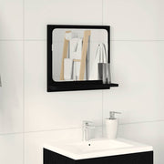 Espelho WC 40x10,5x37 cm derivados de madeira carvalho preto