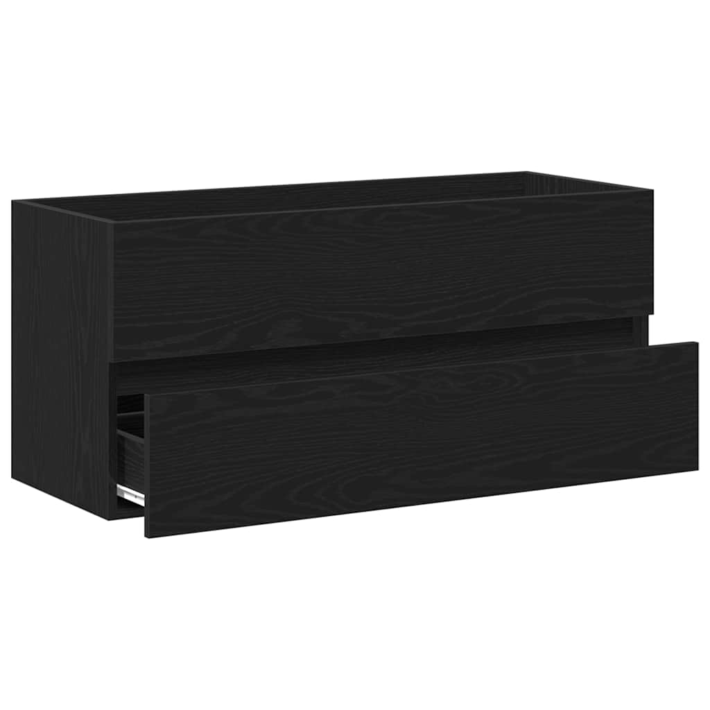 Móvel lavatório 100x38,5x45 cm deriv. madeira carvalho preto