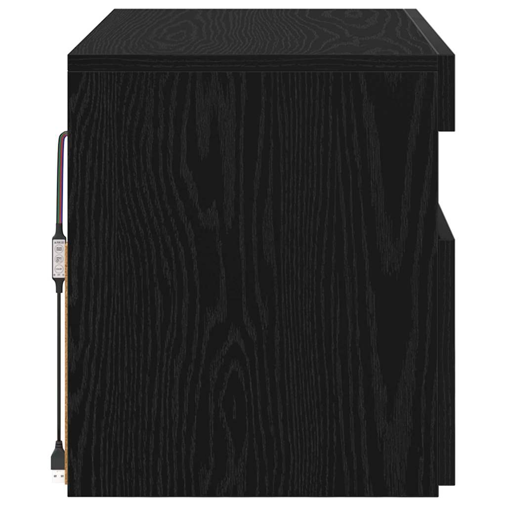 Gabinete para TV Preto 60 x 35 x 40 cm Madeira processada