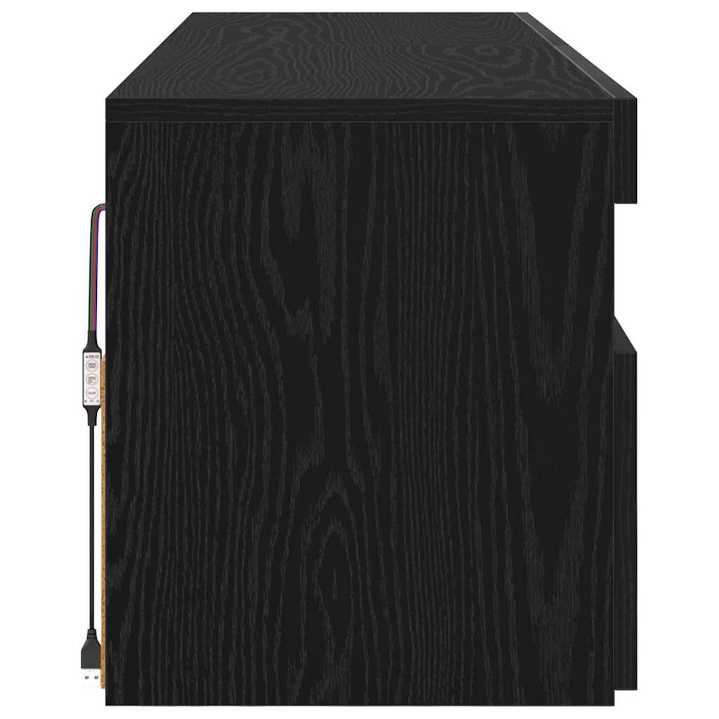 Gabinete para TV 2 pcs Preto 60 x 35 x 40 cm Madeira processada
