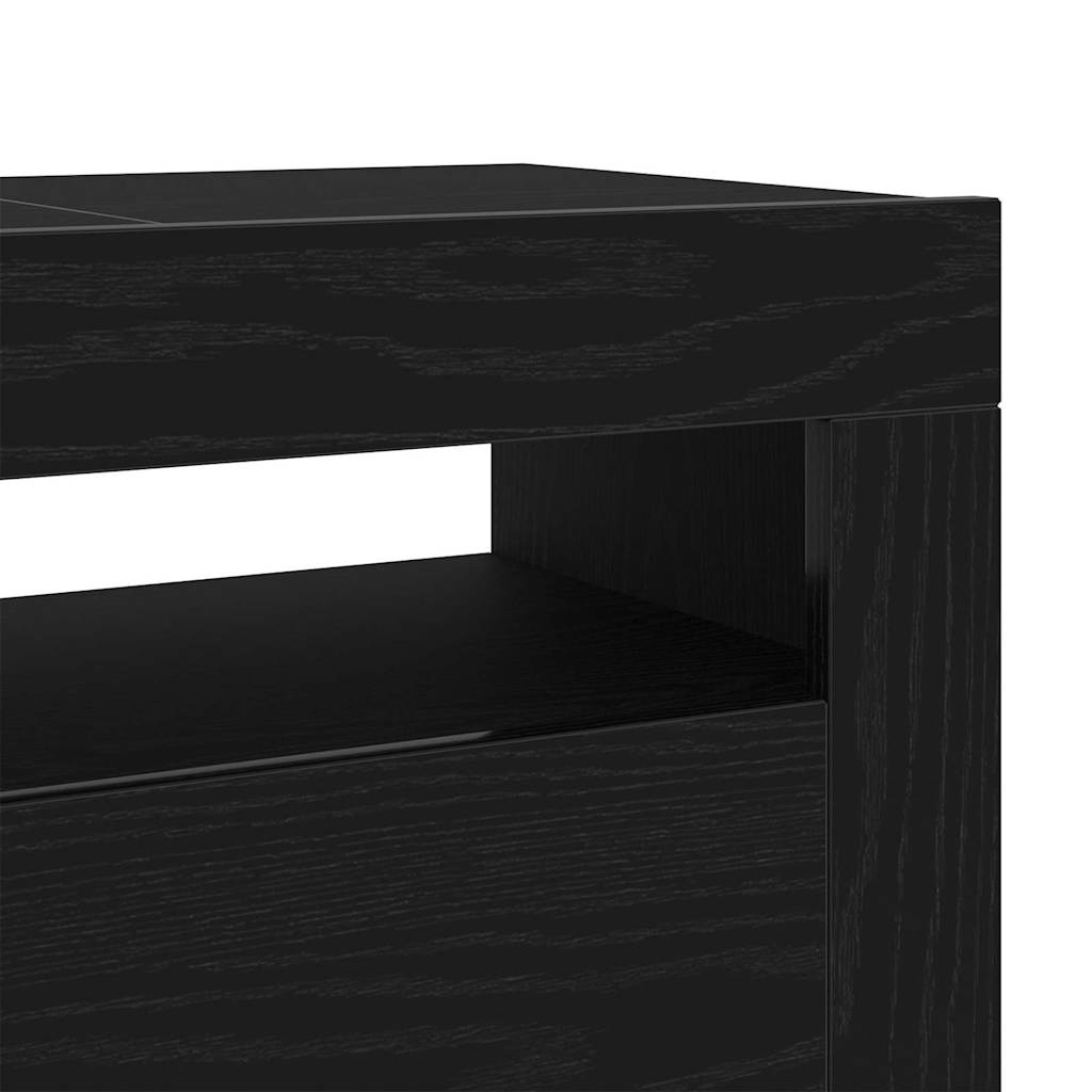 Gabinete para TV Carvalho Preto 120 x 35 x 40 cm